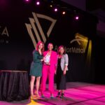 From left: YWCA Hamilton CEO, Medora Uppal, 2023 Honorary Women of Distinction, Tamika Tulloch, 2022 Honorary Women of Distinction, Charaya Thach